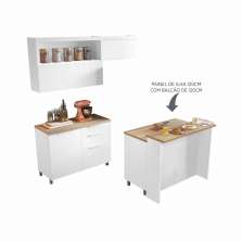 Cozinha 5 Peças 100% MDF Marquesa Gourmet Branco