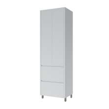 Paneleiro 2 Portas 2 Gavetas 70cm 100% MDF Rainha Branco
