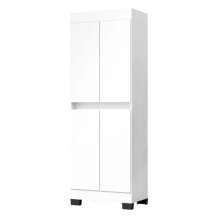 Armário Multiuso Organizador para Quarto Closset Sapateira 4 Portas Top Moderno Luxo Gl