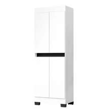 Armário Multiuso Organizador para Quarto Closset Sapateira 4 Portas Top Moderno Luxo Gl