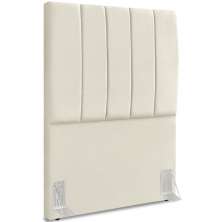 Cabeceira Solteiro 90cm Allia Suede Bege RM