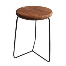 Banqueta Banco Aço Baixa Cozinha Bar Balcão 45cm Até Assento