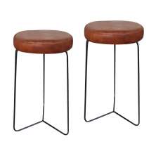 Kit 2 Banqueta Banco Aço Média Cozinha Bar Balcão 60cm Altura