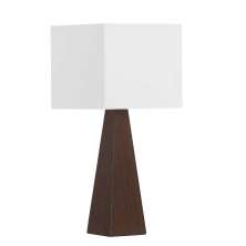 Abajur de Mesa 31 Wengue C/ Cúpula 1 Lâmp. Bivolt