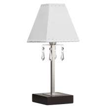 Abajur de Mesa 40 Wengue C/ Cúpula 1 Lâmp. Bivolt
