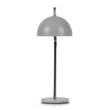 Abajur de Mesa 7615 Prata Direcionável 1 Lâmpada Bivolt