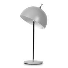 Abajur de Mesa 7625 Prata Direcionável 1 Lâmpada Bivolt