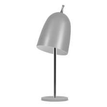 Abajur de Mesa 7735 Prata Direcionável 1 Lâmpada Bivolt