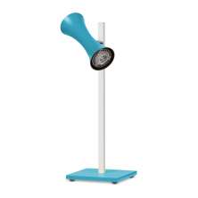 Abajur de Mesa 7915 Azul Direcionável 1 Lâmpada Bivolt