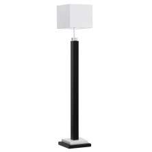 Luminária Abajur Chão 1 Lâmp. E27 Design Col.72 Preta/Branca