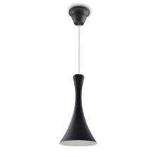 Lustre Pendente 258 1 Lâmpada Soquete E27 Preta