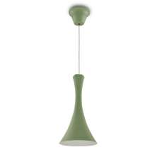 Lustre Pendente 258 1 Lâmpada Soquete E27 Verde