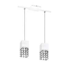 Lustre Pendente 3292 2 Lâmpadas Soquete E27 Branca