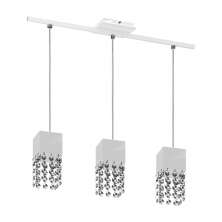 Lustre Pendente 3293 3 Lâmpadas Soquete E27 Branca