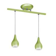 Lustre Pendente 5522 2 Lâmpadas Soquete E27 Verde