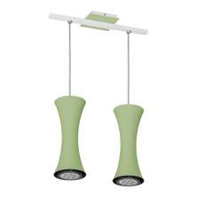 Lustre Pendente 7932 2 Lâmpadas Soquete E27 Verde