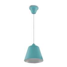 Lustre Pendente 868 1 Lâmpada Soquete E27 C/ Azul