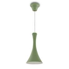 Lustre Pendente 868 Para 1 Lâmpada Soquete E27 Cor Verde