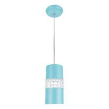 Lustre Pendente 9861 1 Lâmpada Soquete E27 Azul