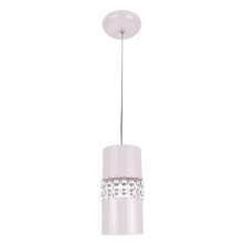 Lustre Pendente 9861 1 Lâmpada Soquete E27 Rosa