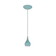 Lustre Pendente Design 5511 1 Lâmpada Gu10 Azul