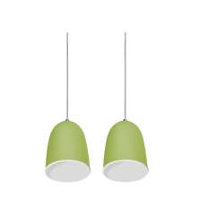 Lustre Pendente Design 7742 2 Lâmpadas E27 Verde