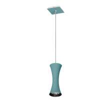 Lustre Pendente Design 7921 1 Lâmpada Gu10 Azul
