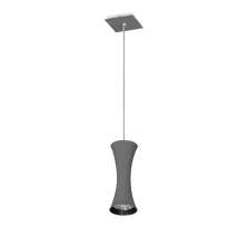 Lustre Pendente Design 7921 1 Lâmpada Gu10 Prata