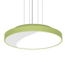 Lustre Pendente Redondo 7652 3 Lâmpadas E27 Verde