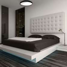 Lustre Pendente Redondo 7653 4 Lâmpadas E27 Preta