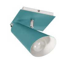 Spot De Sobrepor Para 1 Lâmpada E27 Design Pt01 Cor Azul