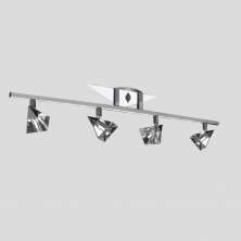 Spot De Sobrepor Para 4 Lâmpadas Halopin Spt 7014 Cromo
