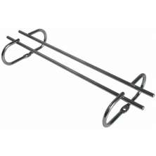 5 Suportes Organizador De Armário Porta Taças Cromado 35cm