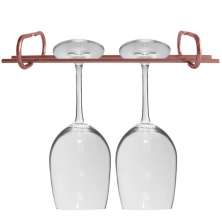 Suporte Porta Taças Reto 25cm Organizador De Taças Suspenso Rose Gold
