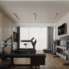 Luminária de Teto Led Dakota 36w 4000lm Madeira Maciça