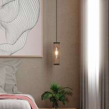 Luminaria Pendente Indiana Cabo Pp para Lâmpada T30 4w