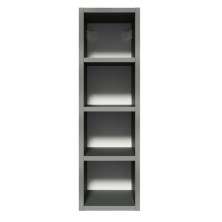 Adega Armário de Cozinha 20 cm com 4 Nichos Cinza Nice Madesa