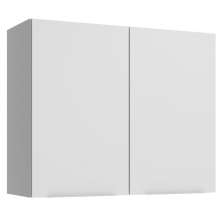 Armário Aéreo Madesa Stella 80 cm 2 Portas - Branco