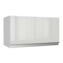 Armário De Cozinha Aéreo 100% MDF 60 cm 1 Porta Basculante Branco Brilho Acordes Madesa