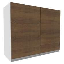 Armário De Cozinha Aéreo 100% MDF 80 cm 2 Portas Branco/Rustic Acordes Madesa
