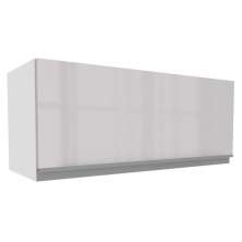 Armário De Cozinha Aéreo 100% MDF 80 cm Porta Branco Brilho Acordes Madesa