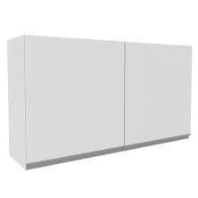 Armário de Cozinha Aéreo 120 cm 2 Portas Branco Glamy Madesa