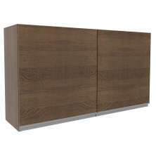 Armário de Cozinha Aéreo 120 cm 2 Portas Rustic Glamy Madesa