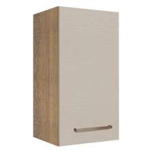 Armário de Cozinha Aéreo 35 cm 1 Porta Rustic/Crema Agata Madesa