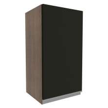 Armário de Cozinha Aéreo 35 cm 1 Porta Rustic/Preto Glamy Madesa
