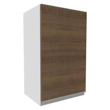 Armário de Cozinha Aéreo 40 cm 1 Porta Branco/Rustic Glamy Madesa