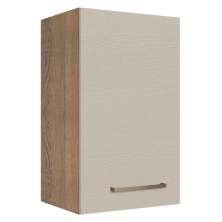 Armário de Cozinha Aéreo 40 cm 1 Porta Rustic/Crema Agata Madesa