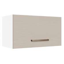 Armário de Cozinha Aéreo 60 cm 1 Porta Basculante Branco/Crema Agata Madesa
