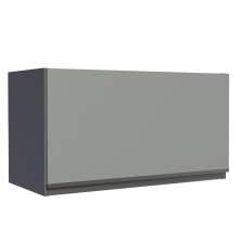 Armário de Cozinha Aéreo 60 cm 1 Porta Basculante Cinza Nice Madesa