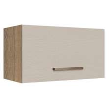 Armário de Cozinha Aéreo 60 cm 1 Porta Basculante Rustic/Crema Agata Madesa